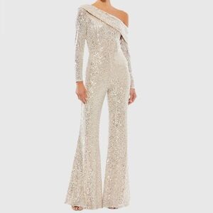 Mac Duggal 26596 sparkle jumpsuit brand new with tags